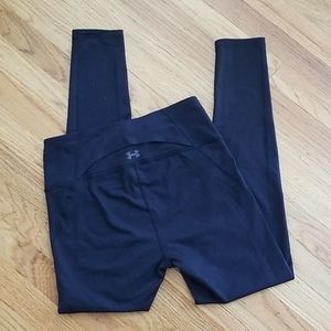 Under Armour UA Black Leggings, with Back Pocket
